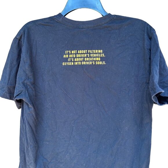 Next Level Apparel Airaid INC Race Air Filters Black T-shirt Size L - Picture 9 of 11